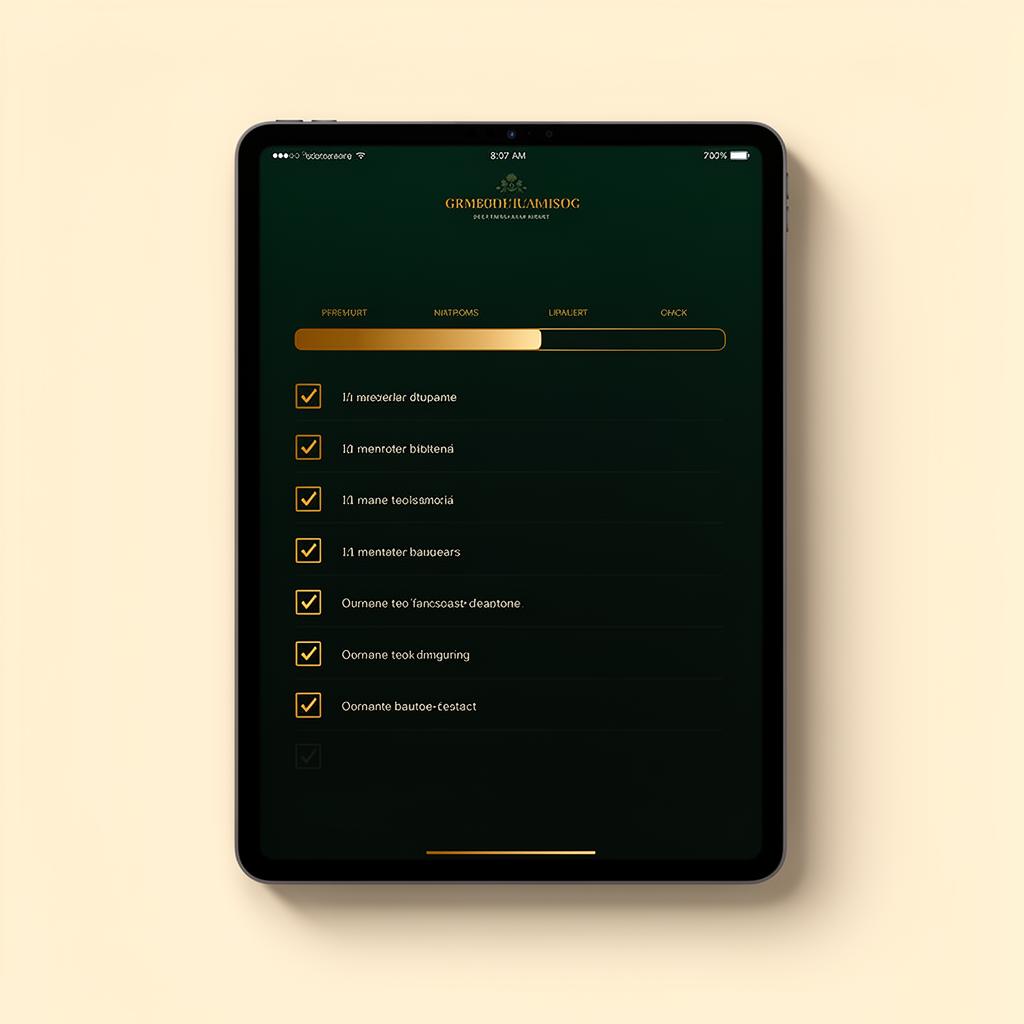 Checklists interativos